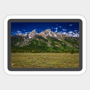 Grand Teton Mountain Range Sticker